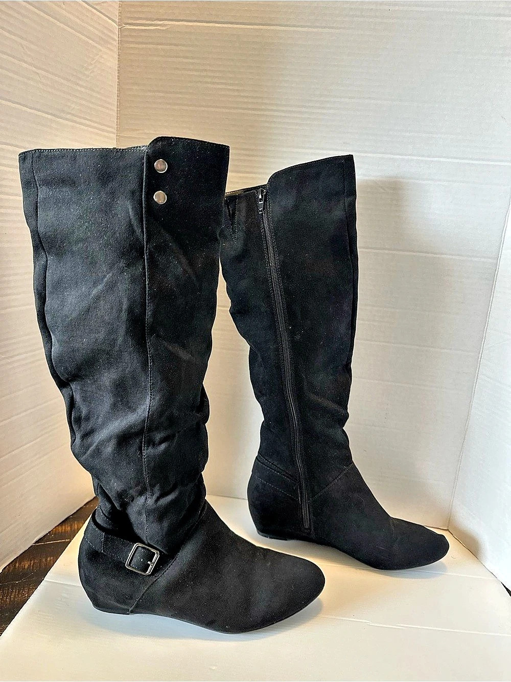 Simply Styled over-the-knee boots Black US 7 Good